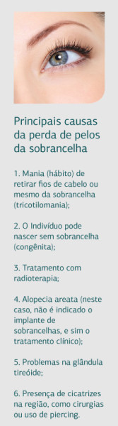 Causas da perda de pelos da sobrancelha