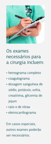 Cuidados pré operatórios